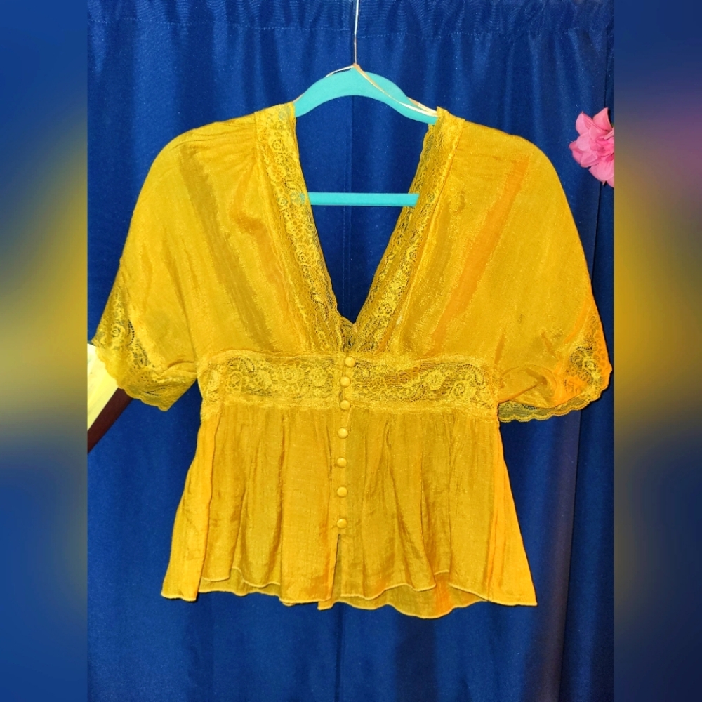 Beautiful Silky Sexy Boho Top